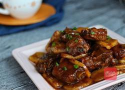 排骨烧年糕的做法图解8