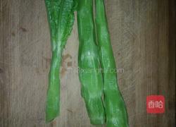 原始凉拌青笋片的做法图解2