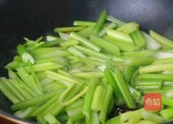 芹菜炒香干的做法图解4