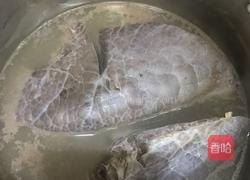 猪肺橄榄汤的做法图解4