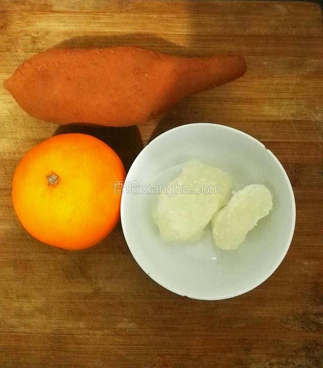准备好需要用的食材