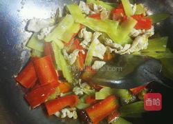 腐竹莴笋肉片的做法图解5