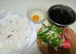 青菜面片汤的做法图解1