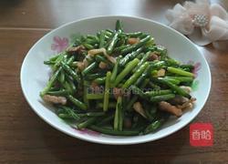 蒜苔炒肉片的做法图解12