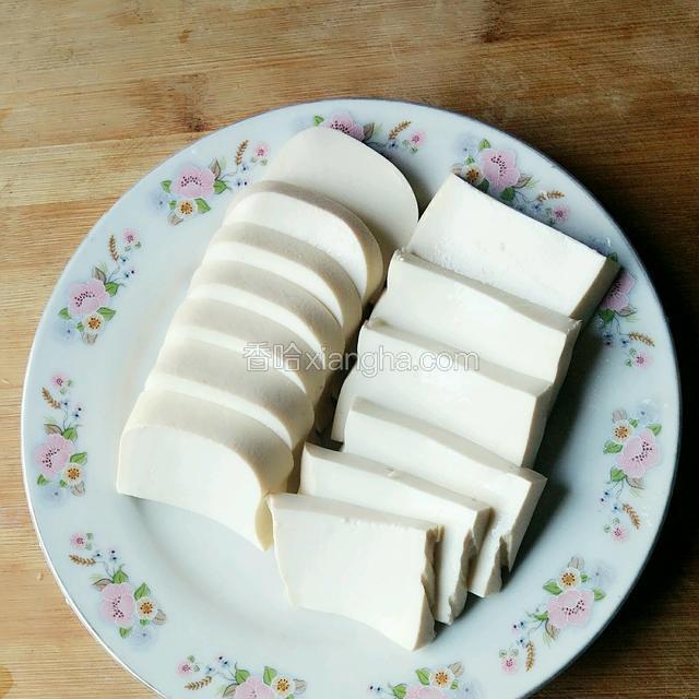 切成小薄片