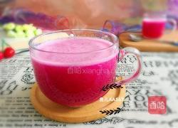 火龙果雪梨汁的做法图解4