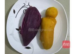 双色玫瑰馒头的做法图解3