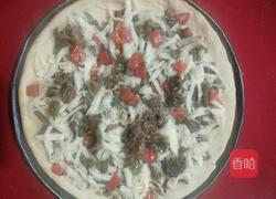 黑胡椒牛肉披萨的做法图解6