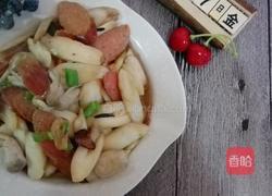 鸡腿菇烧腊肠的做法图解11