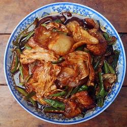 腐竹回锅肉的做法[图]
