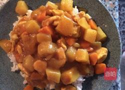 咖喱土豆鸡肉盖饭的做法图解8