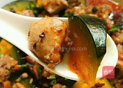 豉汁排骨蒸南瓜的做法图解7