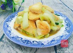 豆腐炒白菜的做法图解9