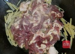 姜丝炒鸭肉的做法图解4