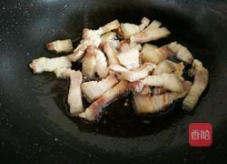 青菜烧大肉的做法图解4