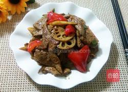 泡菜炒猪肝的做法图解18