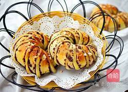 红豆相思面包圈的做法图解1