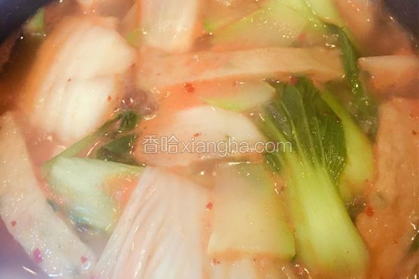 韩式明太鱼泡菜汤