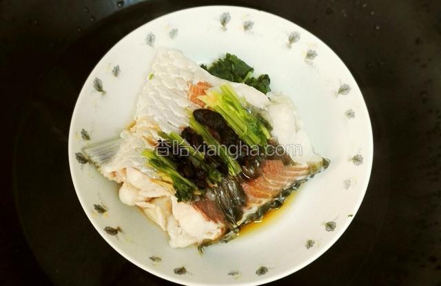 水开，隔水蒸八分钟左右，取出来