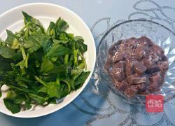 菠菜猪肝粥的做法图解3
