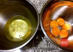 菠菜汁戚风蛋糕-八寸的做法图解2