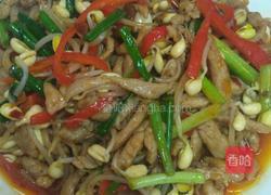 黄豆芽炒肉丝的做法图解3