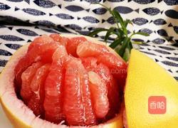 巧扒柚子皮的做法图解9