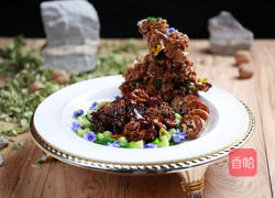 CCTV7食尚大转盘 富贵核仁牛蹄筋的做法图解5