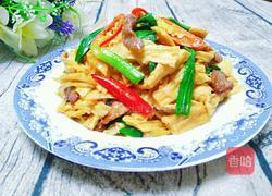 腐竹炒肉片的做法图解10