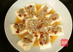 豆酱肉末蒸豆腐的做法图解6