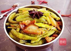 四季豆烧肉的做法图解15