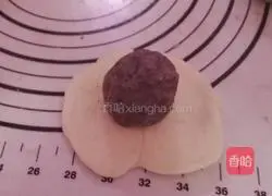 Illustration of making bean paste cake 15