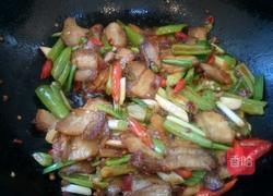 蒜苗炒肉片的做法图解8