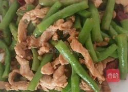 豇豆炒肉丝的做法图解5