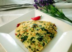 西葫芦波菜饼