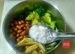黄瓜拌腐竹花生的做法图解6