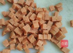 芥蓝火腿炒饭的做法图解2