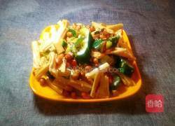 花生黄瓜凉拌腐竹的做法图解9