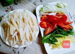 香辣梭子蟹炒藕条的做法图解2