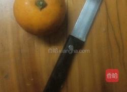 橙子泡茶的做法图解1