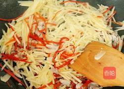 炒苹果丝的做法图解4