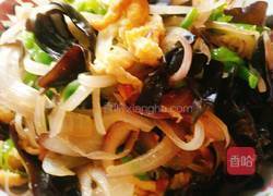 洋葱木耳炒双蛋的做法图解10