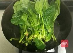 芝麻菠菜的做法图解2