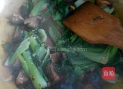 耗油油菜香菇的做法图解4
