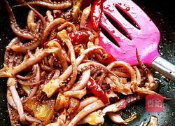 干锅鱿鱼须(孜然香辣版)的做法图解8