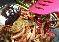 干锅鱿鱼须(孜然香辣版)的做法图解12