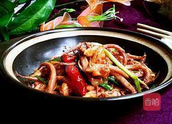 干锅鱿鱼须(孜然香辣版)的做法图解14