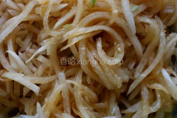 凉拌萝卜丝