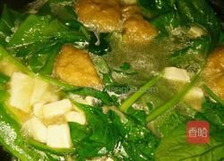 面筋菠菜汤的做法图解9