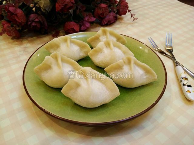 挤饺子的包法